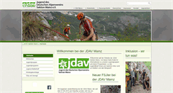 Desktop Screenshot of jdav-mainz.de